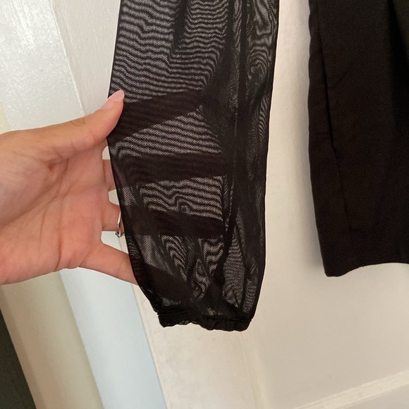 NWOT Poof S Black Romper - Picture 5 of 8